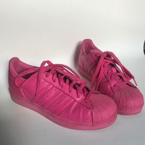 Pink Pharrell Adidas Superstar Supercolor